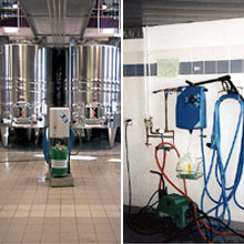 DOSATRON Dosierer in der Lebenmittel-Hygiene