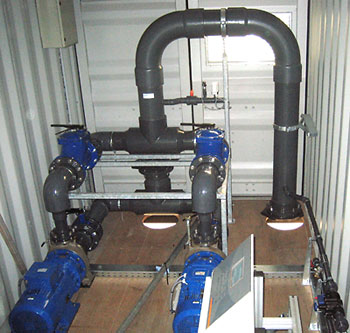 Pumpstation Spargelplantage