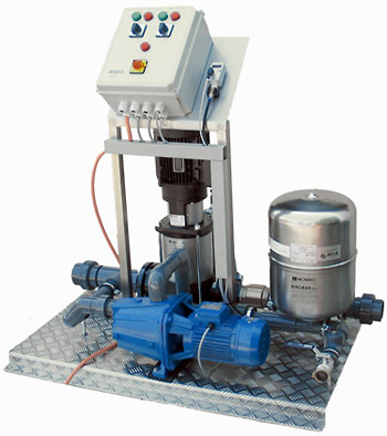 Vormontierte, steckerfertige Doppel-Pumpstation
